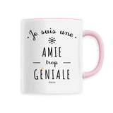 Mug - Une Amie trop Géniale - 6 Coloris - Cadeau Original - Cadeau Personnalisable - Cadeaux-Positifs.com -Unique-Blanc-