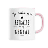 Mug - Un Retraité trop Génial - 6 Coloris - Cadeau Original - Cadeau Personnalisable - Cadeaux-Positifs.com -Unique-Blanc-