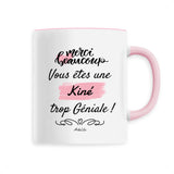 Mug - Merci vous êtes une Kiné trop Géniale - 6 Coloris - Cadeau Personnalisable - Cadeaux-Positifs.com -Unique-Blanc-