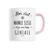 Mug - Mamie Sissi est trop Géniale - 6 Coloris - Cadeau Original - Cadeau Personnalisable - Cadeaux-Positifs.com -Unique-Blanc-