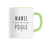 Mug - Mamie Poule - 6 Coloris - Cadeau Original - Cadeau Personnalisable - Cadeaux-Positifs.com -Unique-Vert-