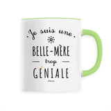 Mug - Une Belle-Mère trop Géniale - 6 Coloris - Cadeau Original - Cadeau Personnalisable - Cadeaux-Positifs.com -Unique-Blanc-