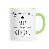 Mug - Un Papa trop Génial - 6 Coloris - Cadeau Original - Cadeau Personnalisable - Cadeaux-Positifs.com -Unique-Vert-