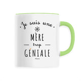 Mug - Une Mère trop Géniale - 6 Coloris - Cadeau Original - Cadeau Personnalisable - Cadeaux-Positifs.com -Unique-Vert-