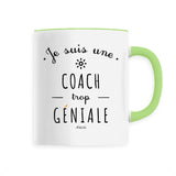 Mug - Une Coach trop Géniale - 6 Coloris - Cadeau Original - Cadeau Personnalisable - Cadeaux-Positifs.com -Unique-Blanc-
