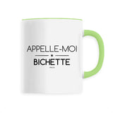 Mug - Appelle-moi Bichette - 6 Coloris - Cadeau Original - Cadeau Personnalisable - Cadeaux-Positifs.com -Unique-Vert-