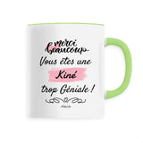 Mug - Merci vous êtes une Kiné trop Géniale - 6 Coloris - Cadeau Personnalisable - Cadeaux-Positifs.com -Unique-Blanc-