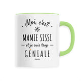 Mug - Mamie Sissi est trop Géniale - 6 Coloris - Cadeau Original - Cadeau Personnalisable - Cadeaux-Positifs.com -Unique-Blanc-