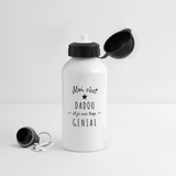 Gourde - Dadou est trop Génial - Sans BPA - Cadeau Original - Cadeau Personnalisable - Cadeaux-Positifs.com -blanc-500 ml-