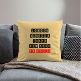 Coussin et housse de 45 x 45 cm ville noir - Cadeau Personnalisable - Cadeaux-Positifs.com -blanc nature-taille unique-