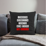 Coussin et housse de 45 x 45 cm Blanc - Cadeau Personnalisable - Cadeaux-Positifs.com -noir-taille unique-