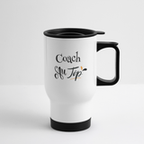 Mug isotherme - Coach au Top - Sans BPA - Cadeau Original - Cadeau Personnalisable - Cadeaux-Positifs.com -blanc-taille unique-