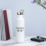 Gourde isotherme - Urgentiste au top - 3 tailles - Cadeau Durable - Cadeau Personnalisable - Cadeaux-Positifs.com -blanc-500 ml-