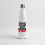 Bouteille isotherme TA VILLE - Cadeau Personnalisable - Cadeaux-Positifs.com -blanc-500 ml-