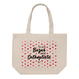 Grand Cabas - Le joli Bazar d'une Orthoptiste - Cadeau Durable & Unique - Cadeau Personnalisable - Cadeaux-Positifs.com -Naturel-