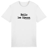 Tshirt - Hello les Djeuns - Anachronique - Cadeau Original & Drôle - Cadeau Personnalisable - Cadeaux-Positifs.com -Blanc-XS-