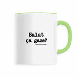 Mug - Salut ça gaze? - Anachronique - 6 Coloris - Cadeau Drôle - Cadeau Personnalisable - Cadeaux-Positifs.com -Vert-