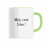 Mug - Moi c'est Lisa - 6 Coloris - Cadeau Original - face_0