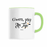 Mug - Gwen, Psy au Top - 6 Coloris - Cadeau Original - Cadeau Personnalisable - Cadeaux-Positifs.com -Vert-
