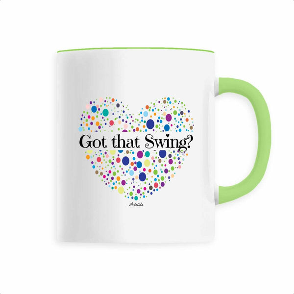 Mug - Got that Swing? - 6 Coloris - Cadeau Unique & Tendre - Cadeau Personnalisable - Cadeaux-Positifs.com -Vert-