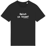 Tshirt - Salut ça boume? - Anachronique - 10 Coloris - Cadeau Drôle - Cadeau Personnalisable - Cadeaux-Positifs.com -Noir-XS-