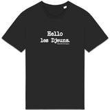 Tshirt - Hello les Djeuns - Anachronique - Cadeau Original & Drôle - Cadeau Personnalisable - Cadeaux-Positifs.com -Noir-XS-