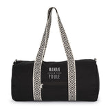 Sac polochon Premium - Maman Poule - 2 Coloris - Cadeau Original - Cadeau Personnalisable - Cadeaux-Positifs.com -Noir-
