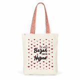 Tote Bag Premium - Le joli Bazar d'une Hypno - Cadeau Durable - Cadeau Personnalisable - Cadeaux-Positifs.com -Rouge-