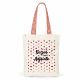 Tote Bag Premium - Le joli Bazar d'une Adjointe - 2 Coloris - Durable - Cadeau Personnalisable - Cadeaux-Positifs.com -Rouge-