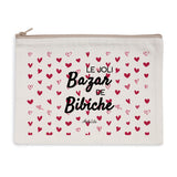 Pochette - Le Joli Bazar de Bibiche - 2 Coloris - Cadeau responsable - Cadeau Personnalisable - Cadeaux-Positifs.com -Naturel-