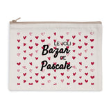 Pochette - Le joli Bazar de Pascale - 2 Coloris - Cadeau Tendre - Cadeau Personnalisable - Cadeaux-Positifs.com -Naturel-