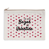 Pochette - Le Joli Bazar de Valentine - 2 Coloris - Cadeau Durable - Cadeau Personnalisable - Cadeaux-Positifs.com -Naturel-