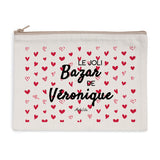 Pochette - Le Joli Bazar de Véronique - 2 Coloris - Cadeau responsable - Cadeau Personnalisable - Cadeaux-Positifs.com -Naturel-