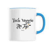 Mug - Tech Veggie au Top - 6 Coloris - Cadeau Original - Cadeau Personnalisable - Cadeaux-Positifs.com -Bleu-