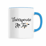 Mug - Thérapeute au Top - 6 Coloris - Cadeau Original - Cadeau Personnalisable - Cadeaux-Positifs.com -Bleu-