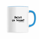 Mug - Salut ça boume? - Anachronique - 6 Coloris - Cadeau Drôle - Cadeau Personnalisable - Cadeaux-Positifs.com -Bleu-