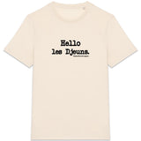 Tshirt - Hello les Djeuns - Anachronique - Cadeau Original & Drôle - Cadeau Personnalisable - Cadeaux-Positifs.com -Naturel-XS-
