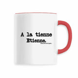 Mug - A la tienne Etienne - Anachronique - 6 Coloris - Cadeau Drôle - Cadeau Personnalisable - Cadeaux-Positifs.com -Rouge-