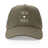 Casquette - Papa Poule - 5 Coloris - Cadeau Eco-Responsable - Cadeau Personnalisable - Cadeaux-Positifs.com -Kaki-
