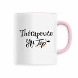 Mug - Thérapeute au Top - 6 Coloris - Cadeau Original - Cadeau Personnalisable - Cadeaux-Positifs.com -Rose-