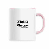 Mug - Nickel Chrome - Anachronique - 6 Coloris - Cadeau Drôle - Cadeau Personnalisable - Cadeaux-Positifs.com -Rose-