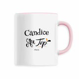 Mug - Candice au Top - 6 Coloris - Cadeau Original - Cadeau Personnalisable - Cadeaux-Positifs.com -Rose-