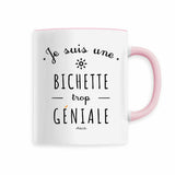 Mug - Je suis une Bichette trop Géniale - 6 Coloris - Cadeau Original - Cadeau Personnalisable - Cadeaux-Positifs.com -Rose-