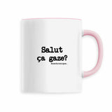 Mug - Salut ça gaze? - Anachronique - 6 Coloris - Cadeau Drôle - Cadeau Personnalisable - Cadeaux-Positifs.com -Rose-