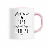 Mug - José est trop Génial - 6 Coloris - Cadeau Original - Cadeau Personnalisable - Cadeaux-Positifs.com -Rose-