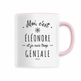 Mug - Éléonore est trop Géniale - 6 Coloris - Cadeau Original - Cadeau Personnalisable - Cadeaux-Positifs.com -Blanc-