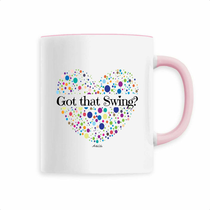 Cadeau anniversaire : Mug - Got that Swing? - 6 Coloris - Cadeau Unique & Tendre - Cadeau Personnalisable - Cadeaux-Positifs.com -Rose-