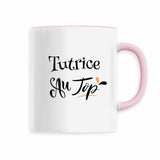 Mug - Tutrice au Top - 6 Coloris - Cadeau Original - Cadeau Personnalisable - Cadeaux-Positifs.com -Rose-