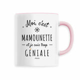 Mug - Mamounette est trop Géniale - 6 Coloris - Cadeau Original - Cadeau Personnalisable - Cadeaux-Positifs.com -Rose-