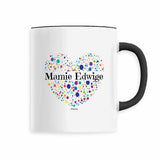 Mug - Mamie Edwige - 6 Coloris - Cadeau Unique & Tendre - Cadeau Personnalisable - Cadeaux-Positifs.com -Noir-